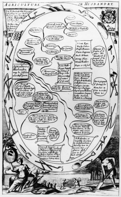 Diagramma di agricoltura o allevamento, da 